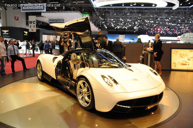 Pagani Huayra - Technical Specs, Fuel consumption, Dimensions