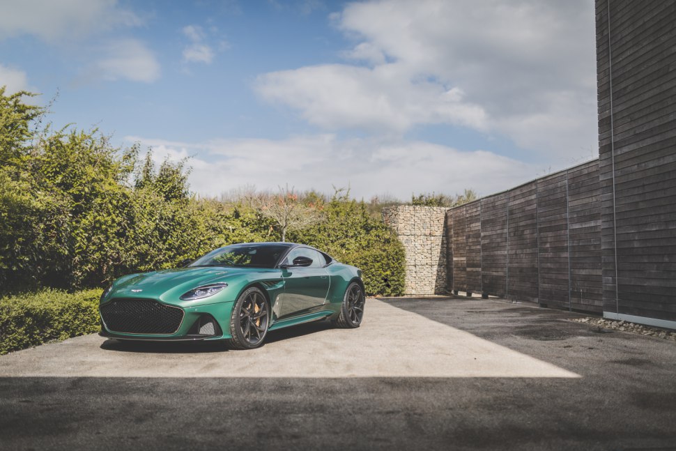 Aston Martin DBS 59 exterior garden