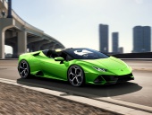 Lamborghini continues its revolution with  Huracan Evo Spyder convertable