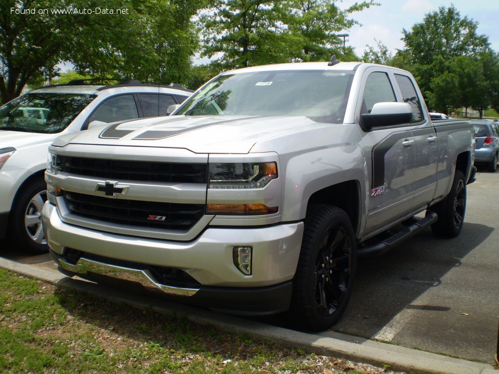 2016 Chevrolet Silverado 1500 III (facelift 2016) Double Cab Standard Box - Снимка 1