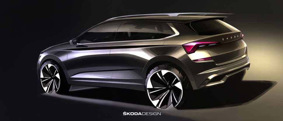 Skoda Kamiq sketch