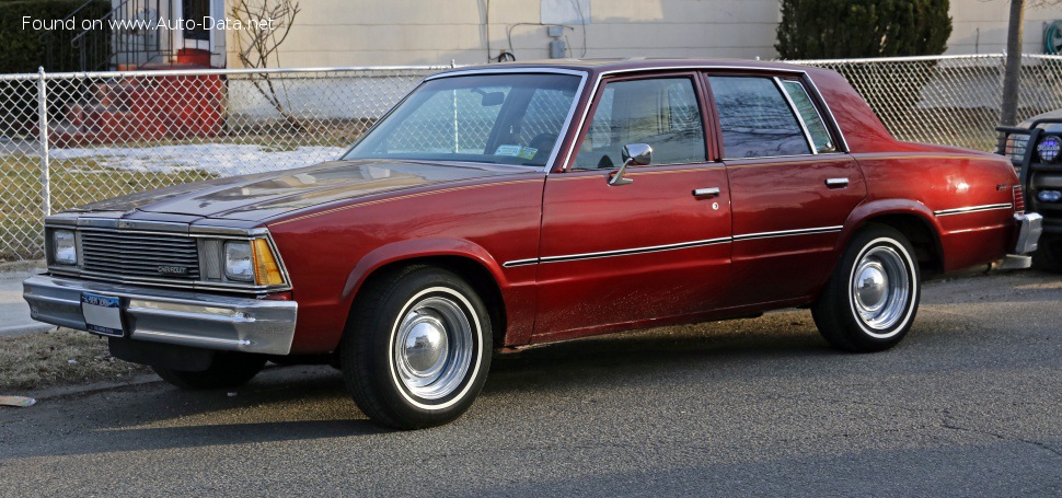 1982 Chevrolet Malibu IV Sedan (facelift 1981) - Fotoğraf 1