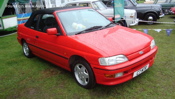 1991 Ford Escort V Cabrio (ALL) - Fotoğraf 1