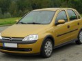 2000 Opel Corsa C - Fiche technique, Consommation de carburant, Dimensions