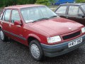 Vauxhall Nova - Dane techniczne, Zużycie paliwa, Wymiary