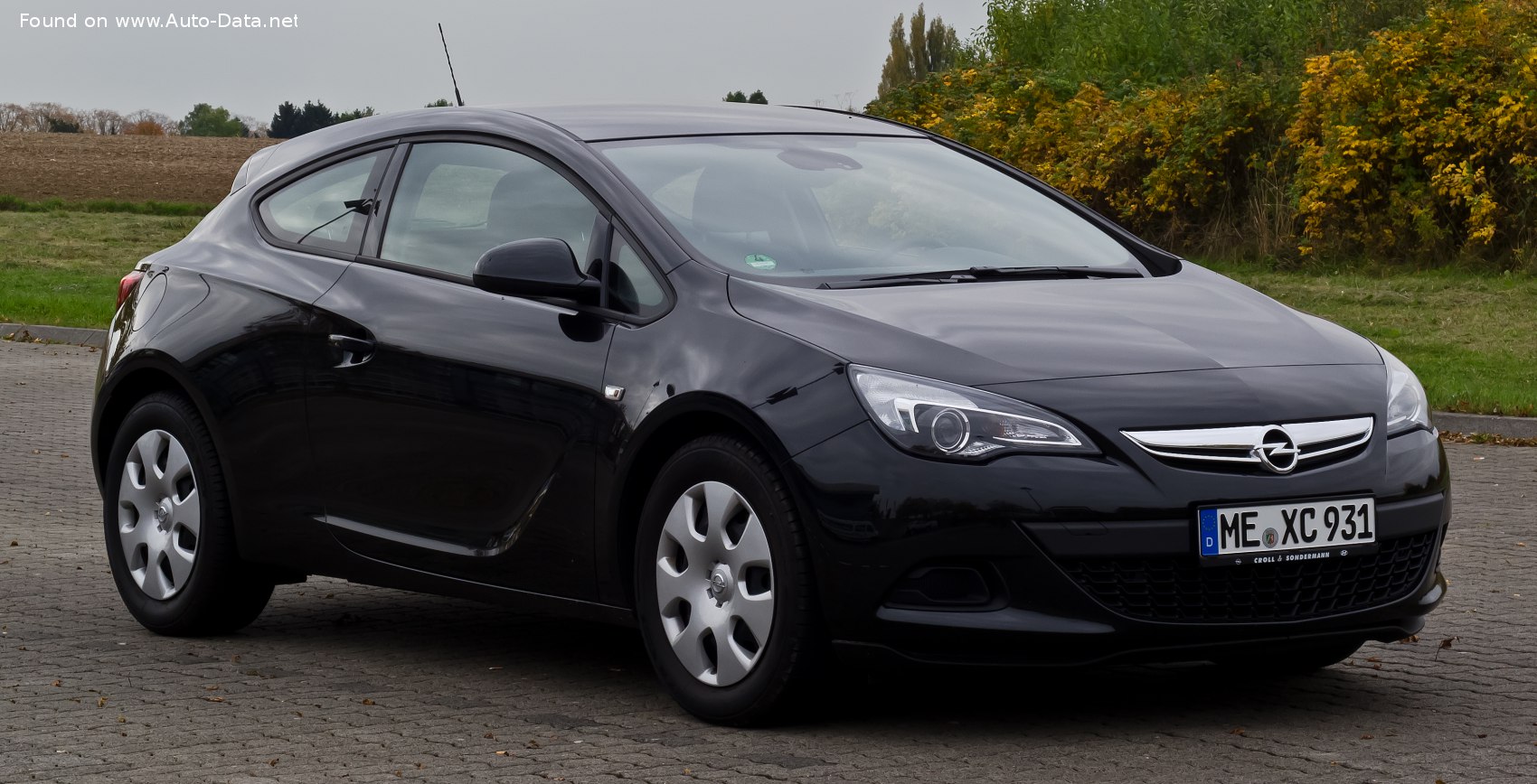 2012 Opel Astra J GTC 2.0 OPC (280 Hp) Turbo Ecotec  Technical specs,  data, fuel consumption, Dimensions