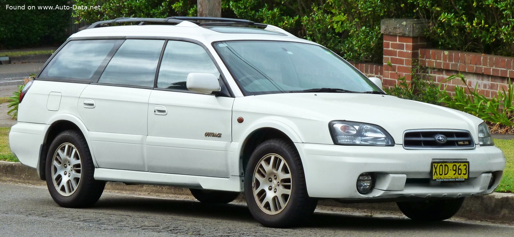 1999 Subaru Outback II (BE,BH) 2.5 i 4WD (156 bg