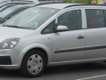 2005 Vauxhall Zafira B - Технически характеристики, Разход на гориво, Размери