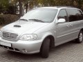 2001 Kia Carnival I (UP/GQ, facelift 2001) - Ficha técnica, Consumo, Medidas