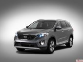 Kia Sorento front, graphite grey