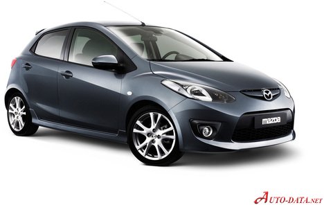Mazda 2 II (DE) - Tekniske data, Forbruk, Dimensjoner