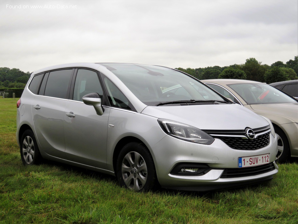 Opel Zafira Technical Specs Fuel Consumption Dimensions