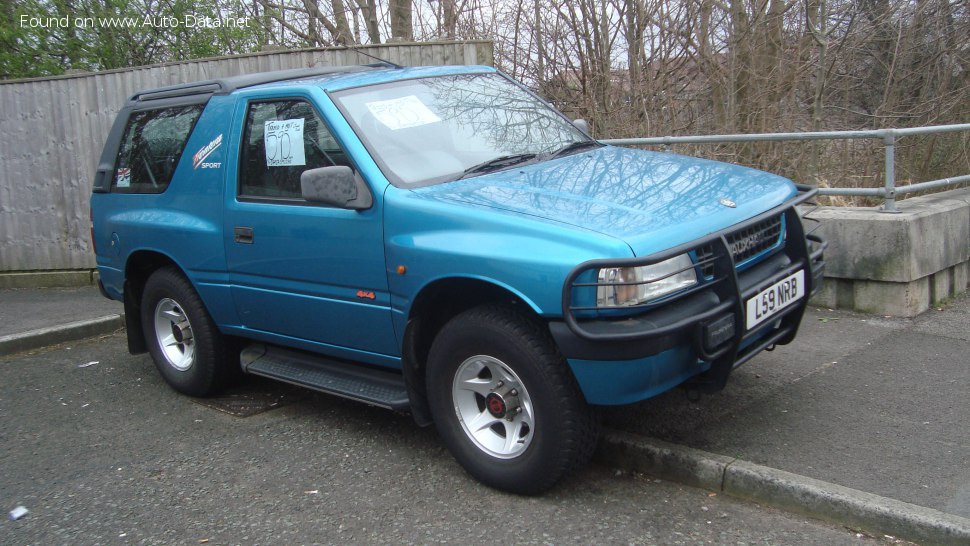 1991 Vauxhall Frontera Sport - Fotoğraf 1