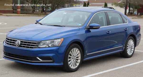 2016 Volkswagen Passat (Βόρεια Αμερική, A33) - εικόνα 1