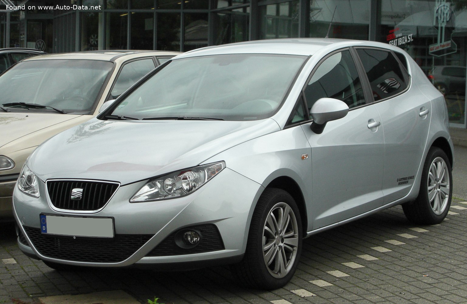 Seat Ibiza 6L 1.4 16v 100 specs, dimensions