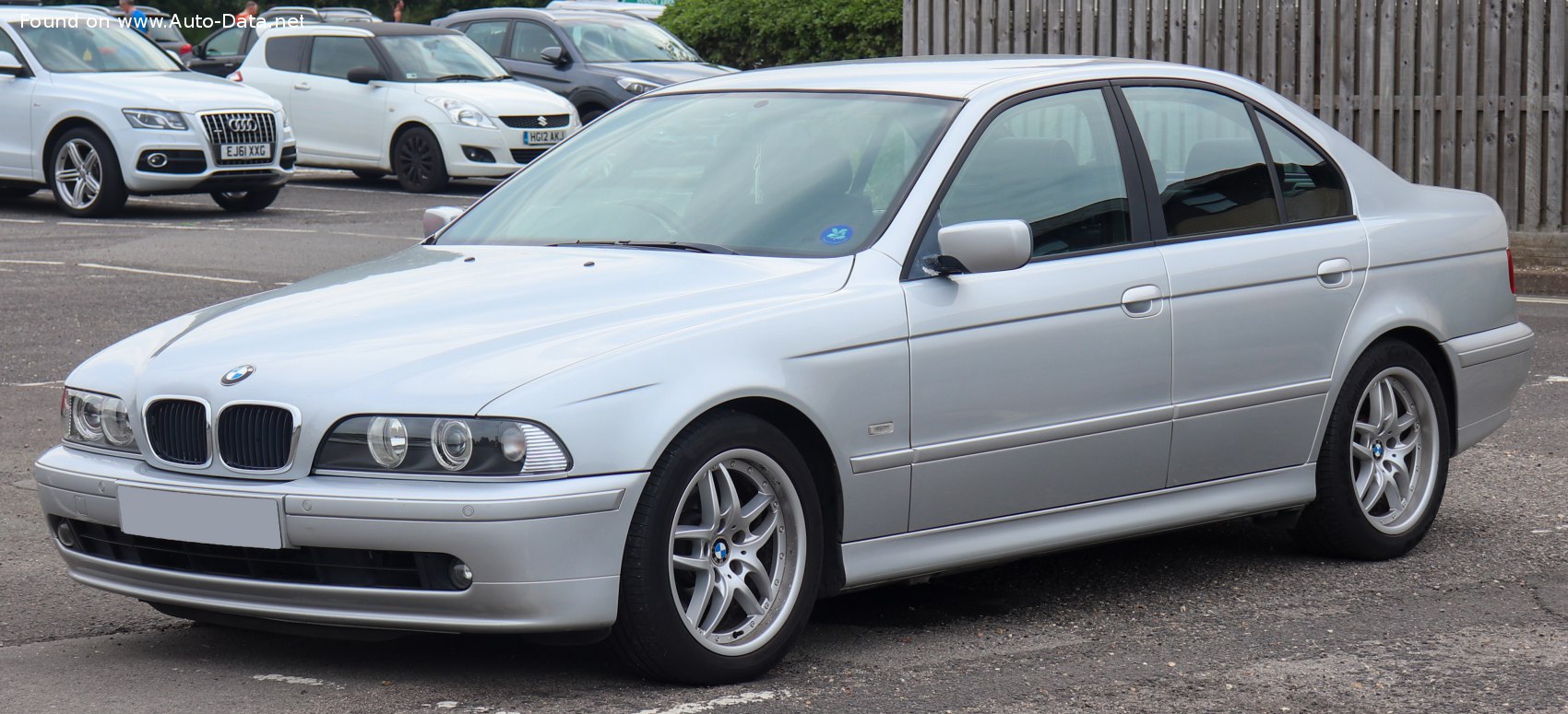 Scharnier paars camouflage 2000 BMW 5 Series (E39, Facelift 2000) 525i 24V (192 Hp) | Technical specs,  data, fuel consumption, Dimensions