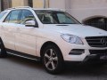 Mercedes-Benz Clasa M - Specificatii tehnice, Consumul de combustibil, Dimensiuni