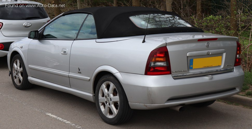 2002 Vauxhall Astra Mk IV Convertible - Fotoğraf 1