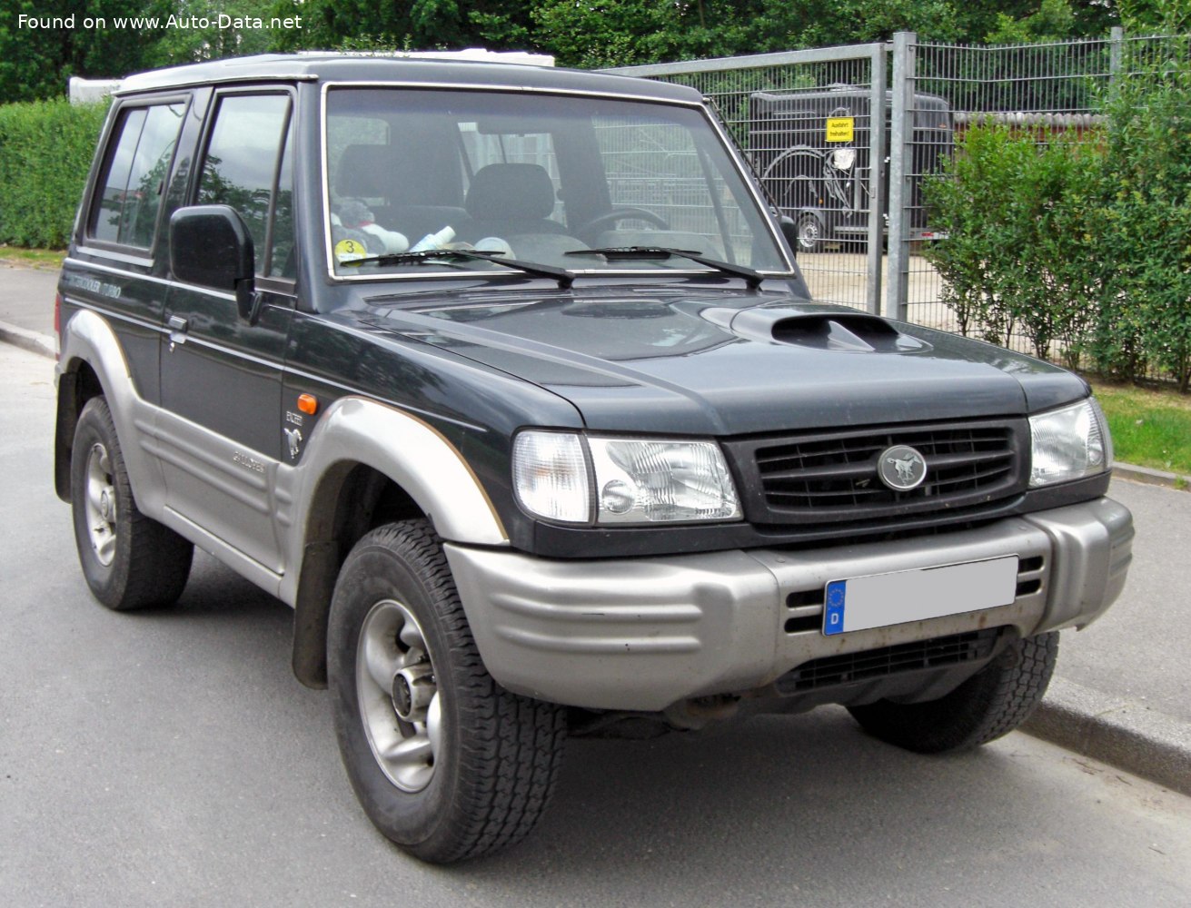 2000 Hyundai Galloper II 2.5 TD (99 Hp) Technical specs