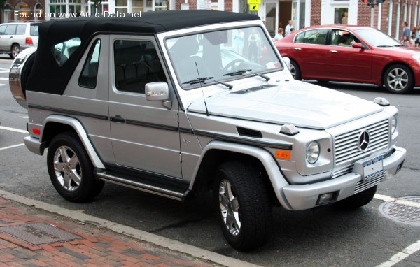 2000 Mercedes-Benz G-Serisi cabriolet (W463, facelift 2000) - Fotoğraf 1