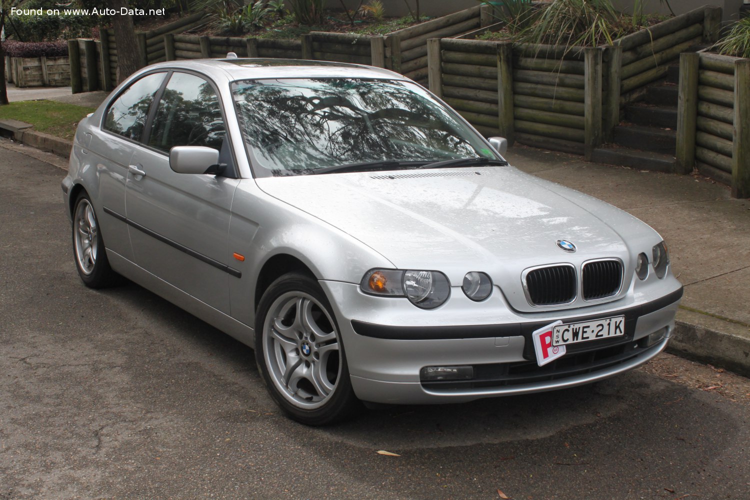 2001 BMW Series Compact (E46, facelift 2001) Hp) | Technical specs, data, fuel consumption, Dimensions