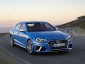 Audi S4 facelift - blue, on the road