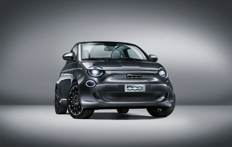 The new FIAT 500e - front fascia