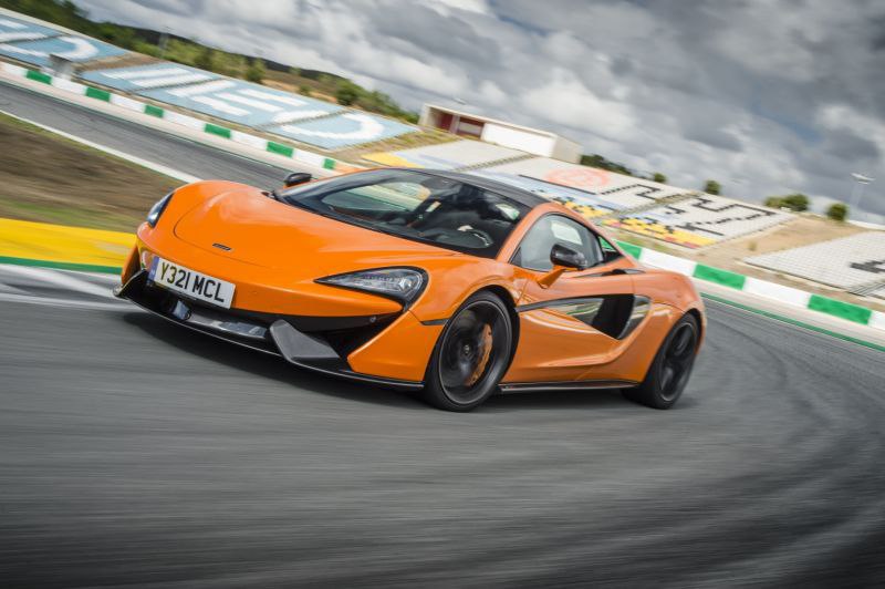 Top view of McLaren 570S