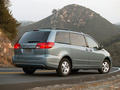 2004 Toyota Sienna II - Технические характеристики, Расход топлива, Габариты