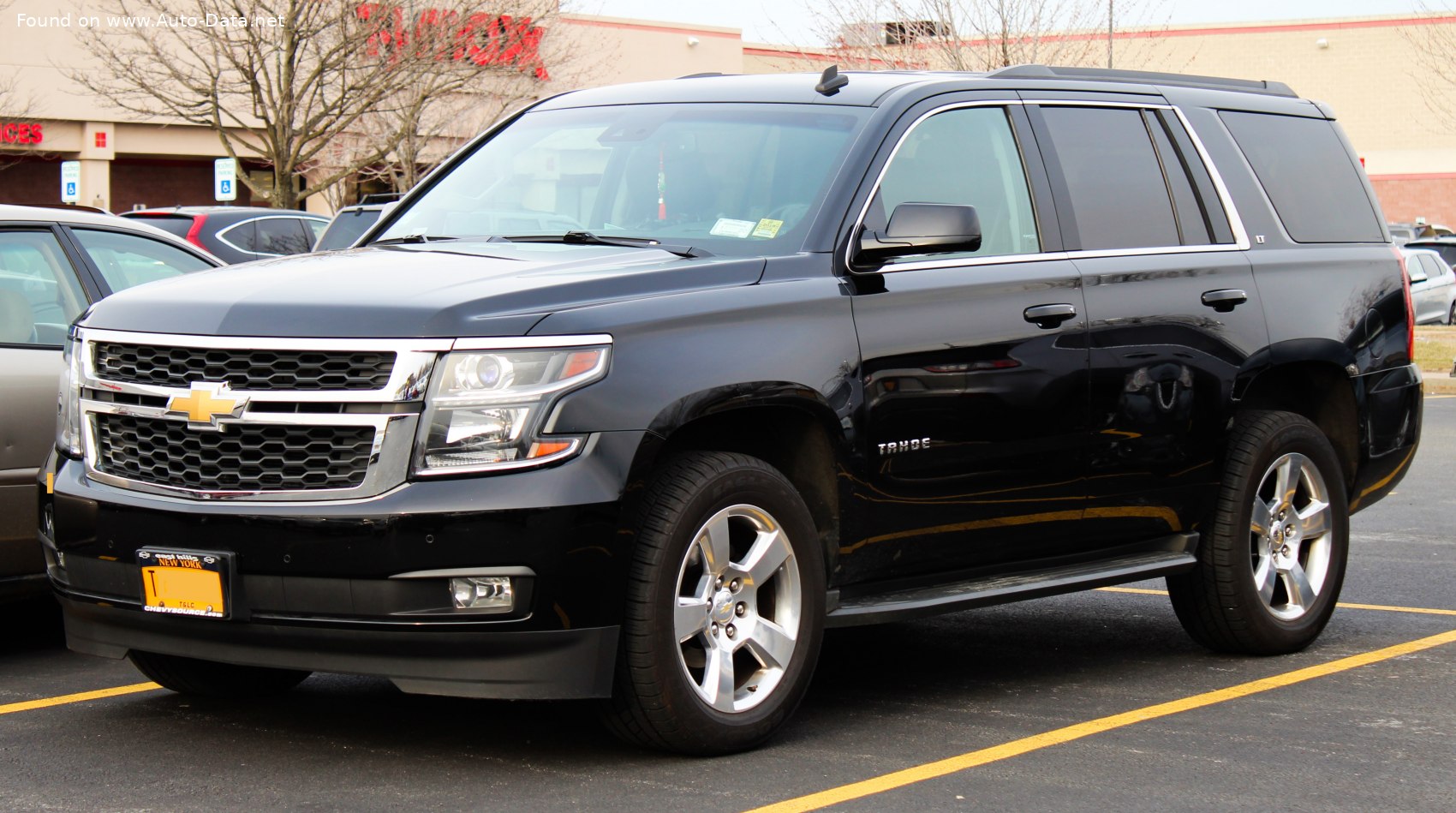 2015 Chevrolet Tahoe (GMT K2UC/G) | Технически характеристики, Разход на  гориво, Размери