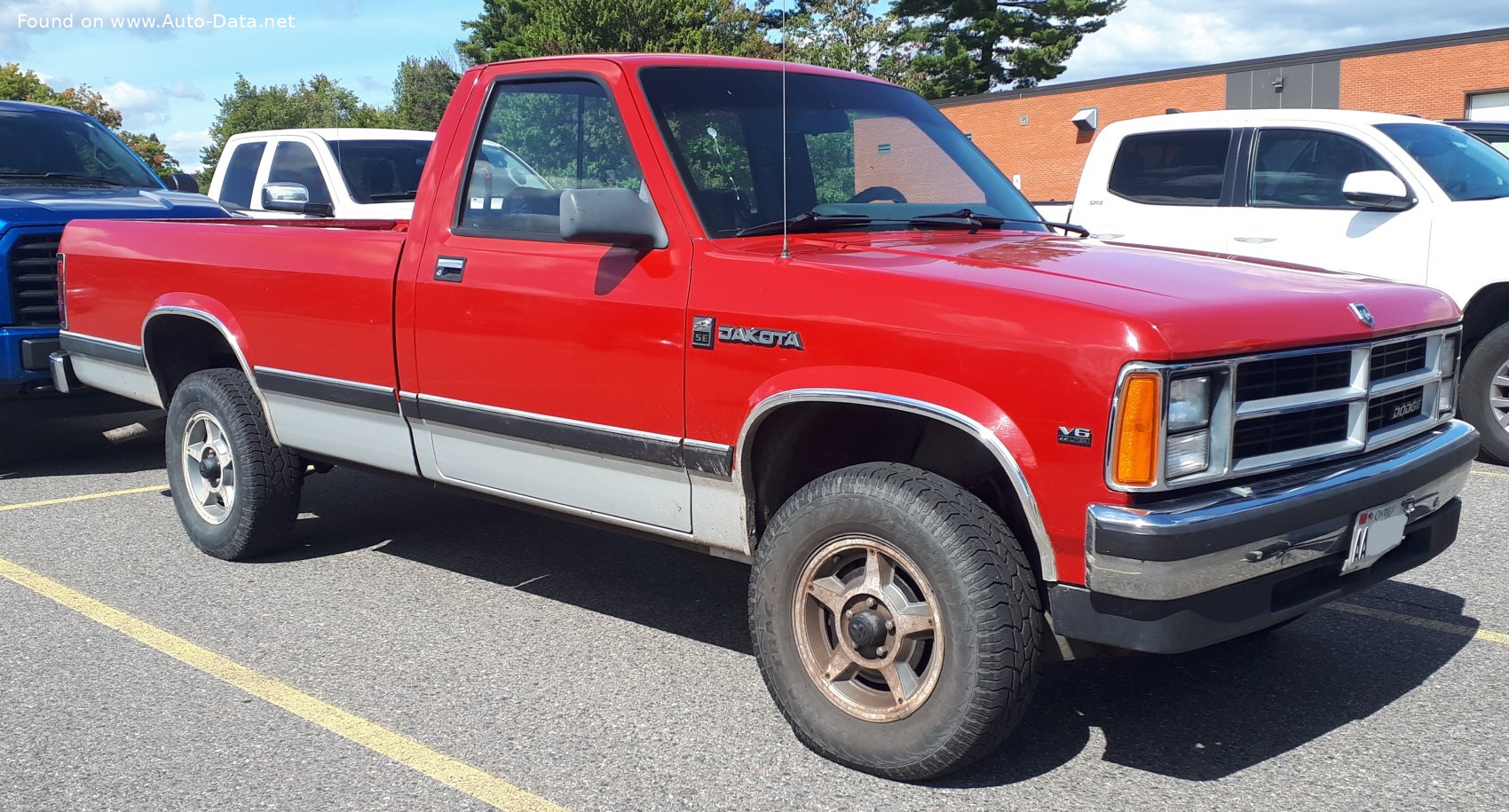 Prever persona que practica jogging cuerno 1994 Dodge Dakota 5.2L V8 (225 Hp) | Technical specs, data, fuel  consumption, Dimensions