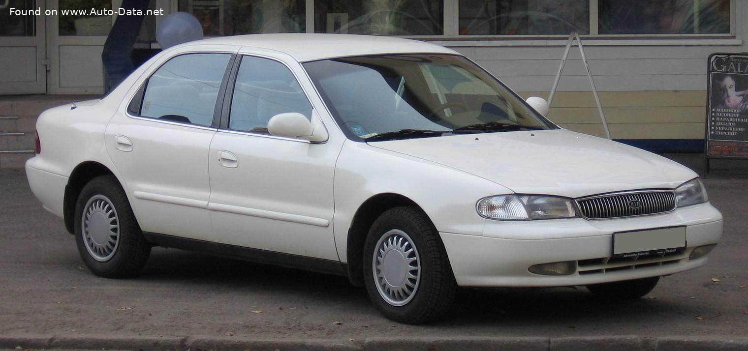 1996 Kia Clarus (K9A) 2.0 I 16V (133 Hp) | Technical Specs, Data, Fuel Consumption, Dimensions