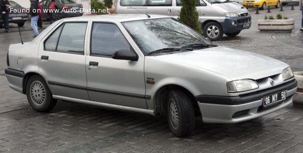 1996 Renault 19 Europa 1.4i (60 bg) Teknik özellikler