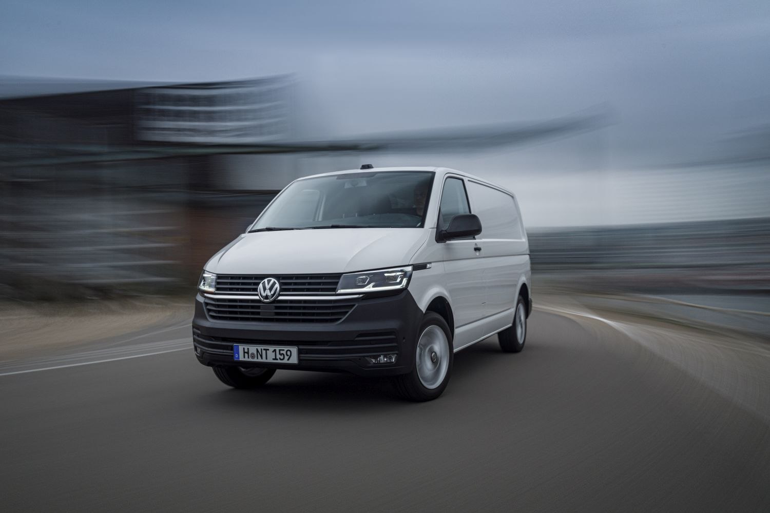 Housses De Siège Sur Mesure Pour Volkswagen Transporter T6 (2015-2019) - Avant 1+2 - Cuir Artificiel Et Daim - Gris