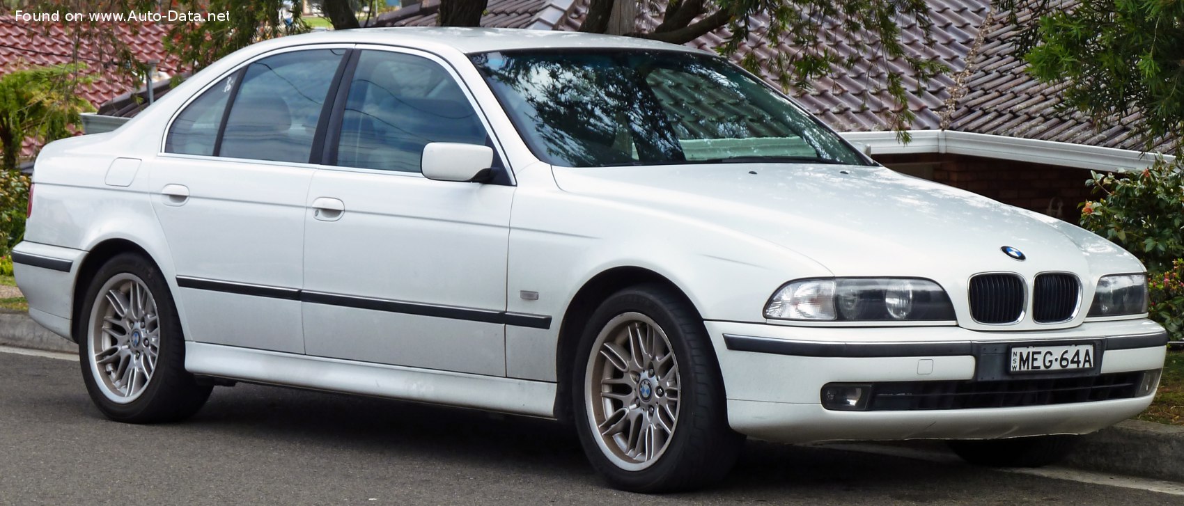 1998 BMW 5er (E39) 540i V8 (286 PS) Automatic  Technische Daten,  Verbrauch, Spezifikationen, Maße