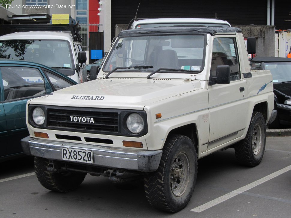 1985 Toyota Blizzard Soft Top - Fotoğraf 1