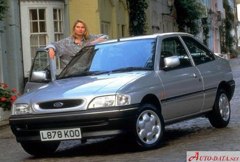 Ford Escort VI (GAL) 1.4 (75 Hp) - Technical Specs, Fuel consumption, Dimensions