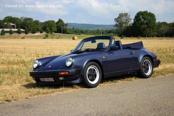 1983 Porsche 911 Cabriolet (G) - Fotoğraf 1