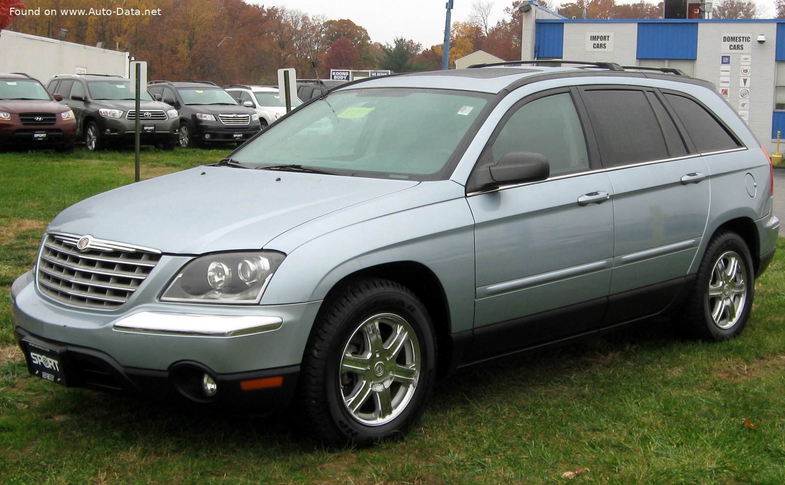 2004 Chrysler Pacifica I Ficha técnica, Consumo, Medidas