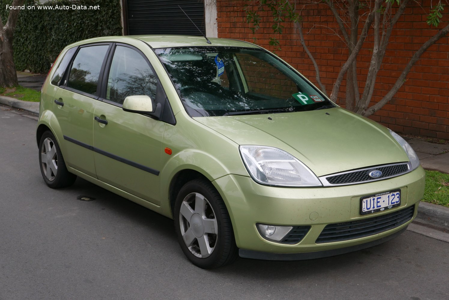 2001 Ford Fiesta VI (Mk6, 5 door) 1.4 TDCi (68 Hp