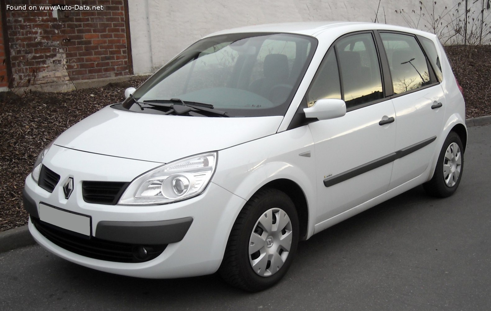 2006 Renault Scenic II (Phase II) 1.6 i 16V (112 Hp)  Technical specs,  data, fuel consumption, Dimensions