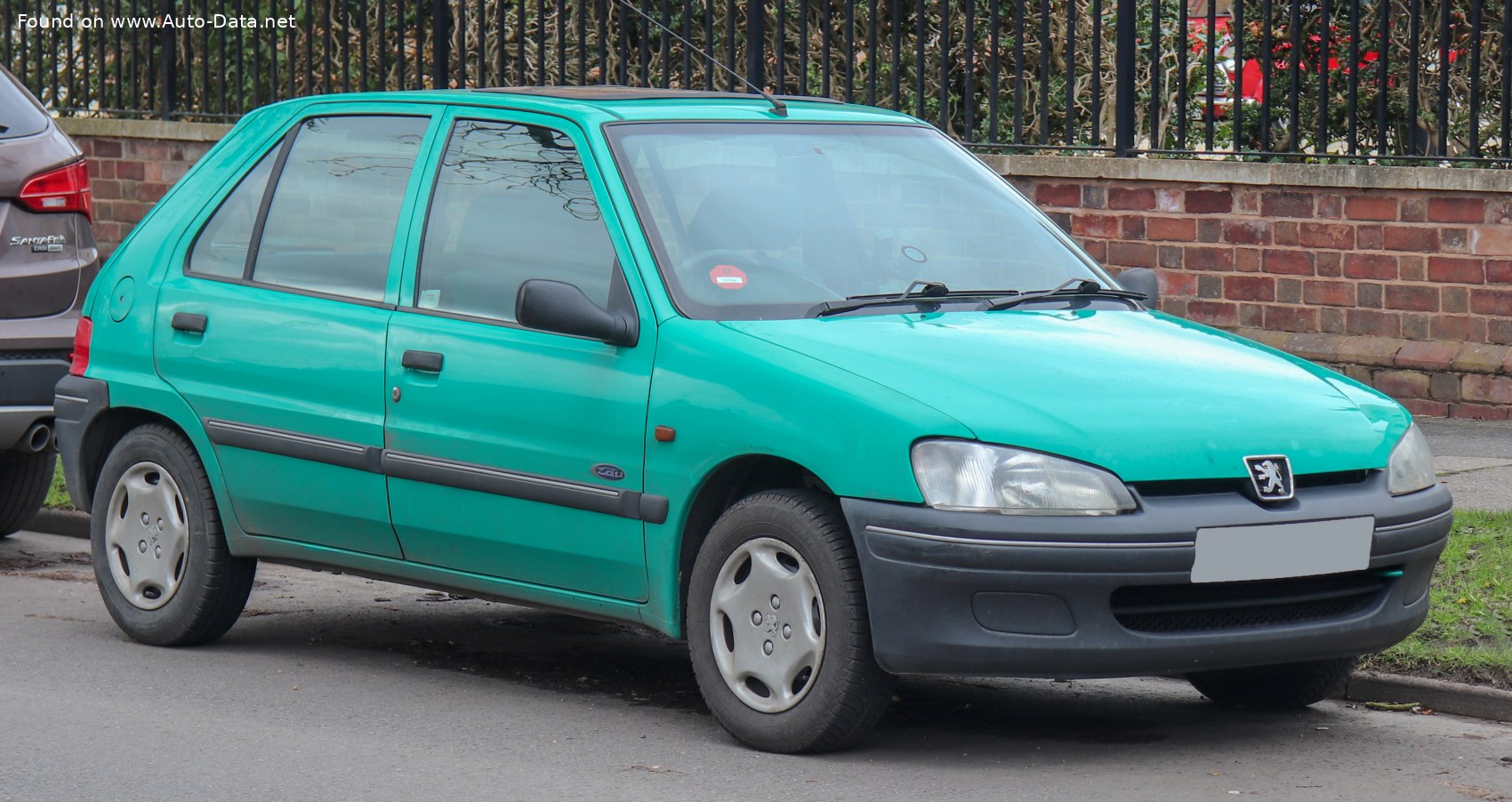 1996 Peugeot 106 II (1) 1.6 i (88 Hp)  Technical specs, data, fuel  consumption, Dimensions