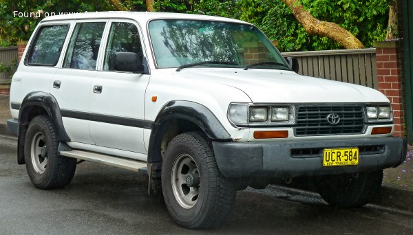 1996 Toyota Land Cruiser (J80, facelift 1995) - Fotografie 1