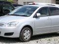 2001 Toyota Allex - Технически характеристики, Разход на гориво, Размери