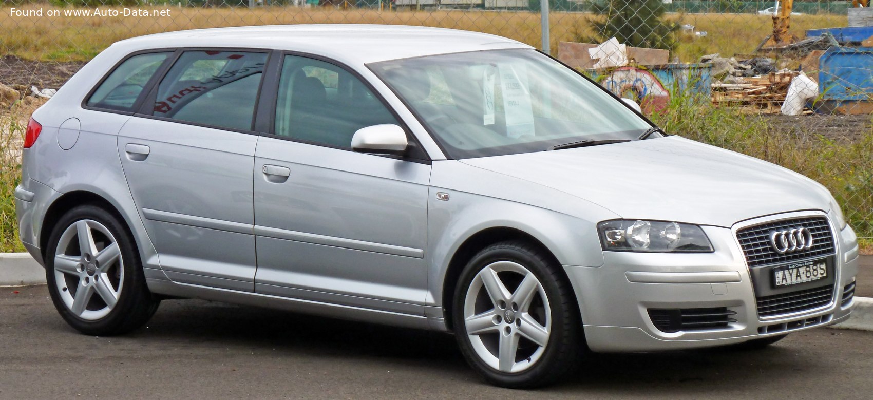 2004 Audi A3 Sportback (8PA) 2.0 FSI (150 CV) Ficha técnica y consumo
