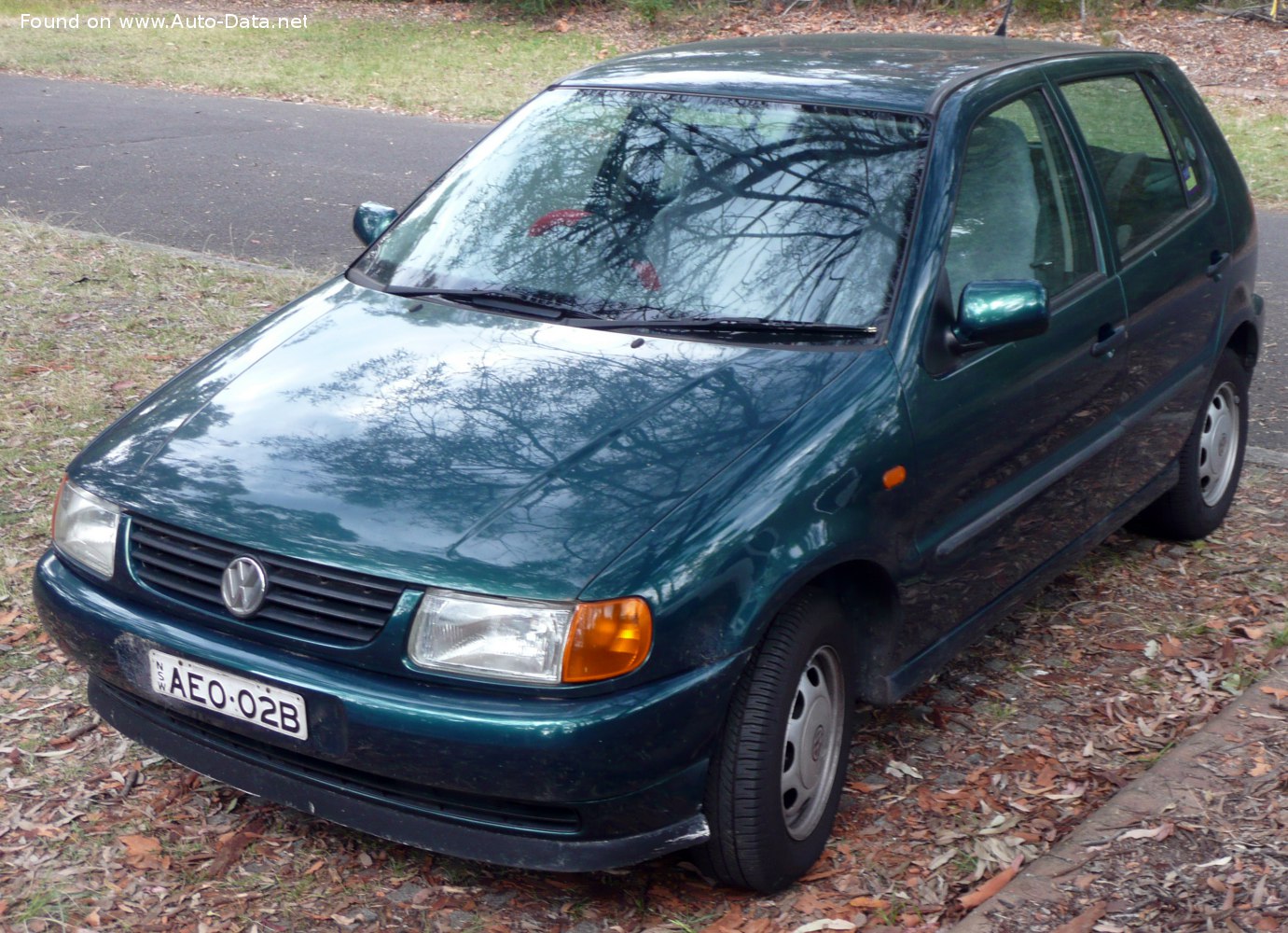 1994 Volkswagen Polo III (6N/6KV) 1.3 (55 CH)  Fiche technique,  consommation de carburant , Dimensions