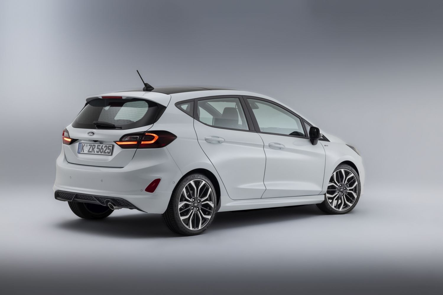 Pédales Voiture Ford Fiesta ST-Line MK8 2021-2023 - 3 Pièces - Rouge - Transmission Manuelle - Antidérapantes