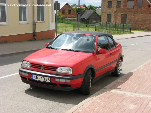 1994 Volkswagen Golf III Cabrio - Fotoğraf 1