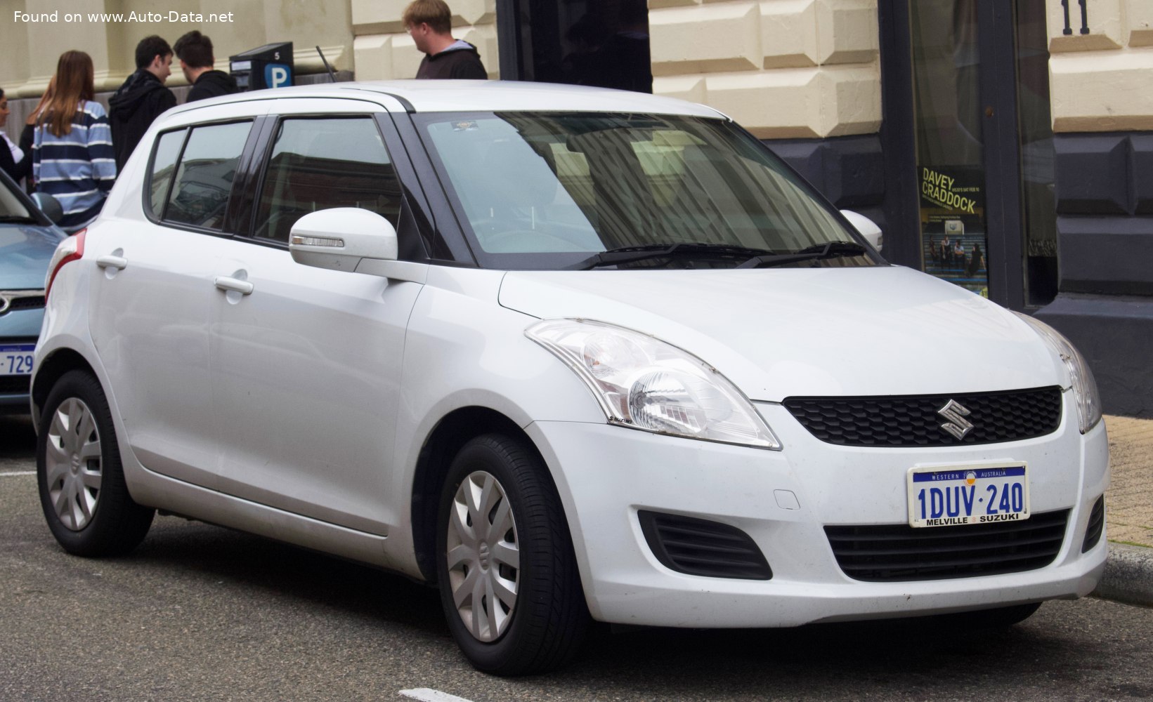 2010 Suzuki Swift III 1.2 5MT (94 Hp) 3D Technical specs