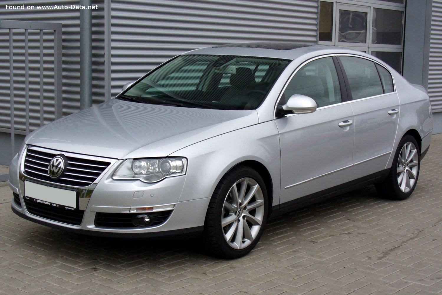 2010 Volkswagen Passat (B6) 2.0 TSI (200 Hp) DSG  Technical specs, data,  fuel consumption, Dimensions